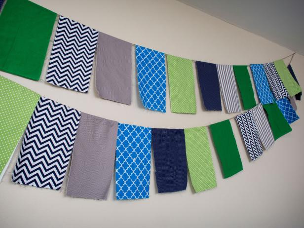 Handmade Bunting Boy Bedroom